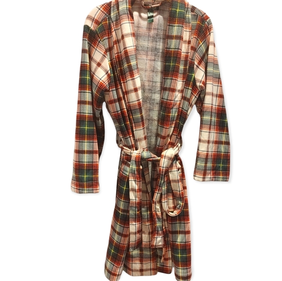 Ralph Lauren Plaid Robe - Picture 1 of 7